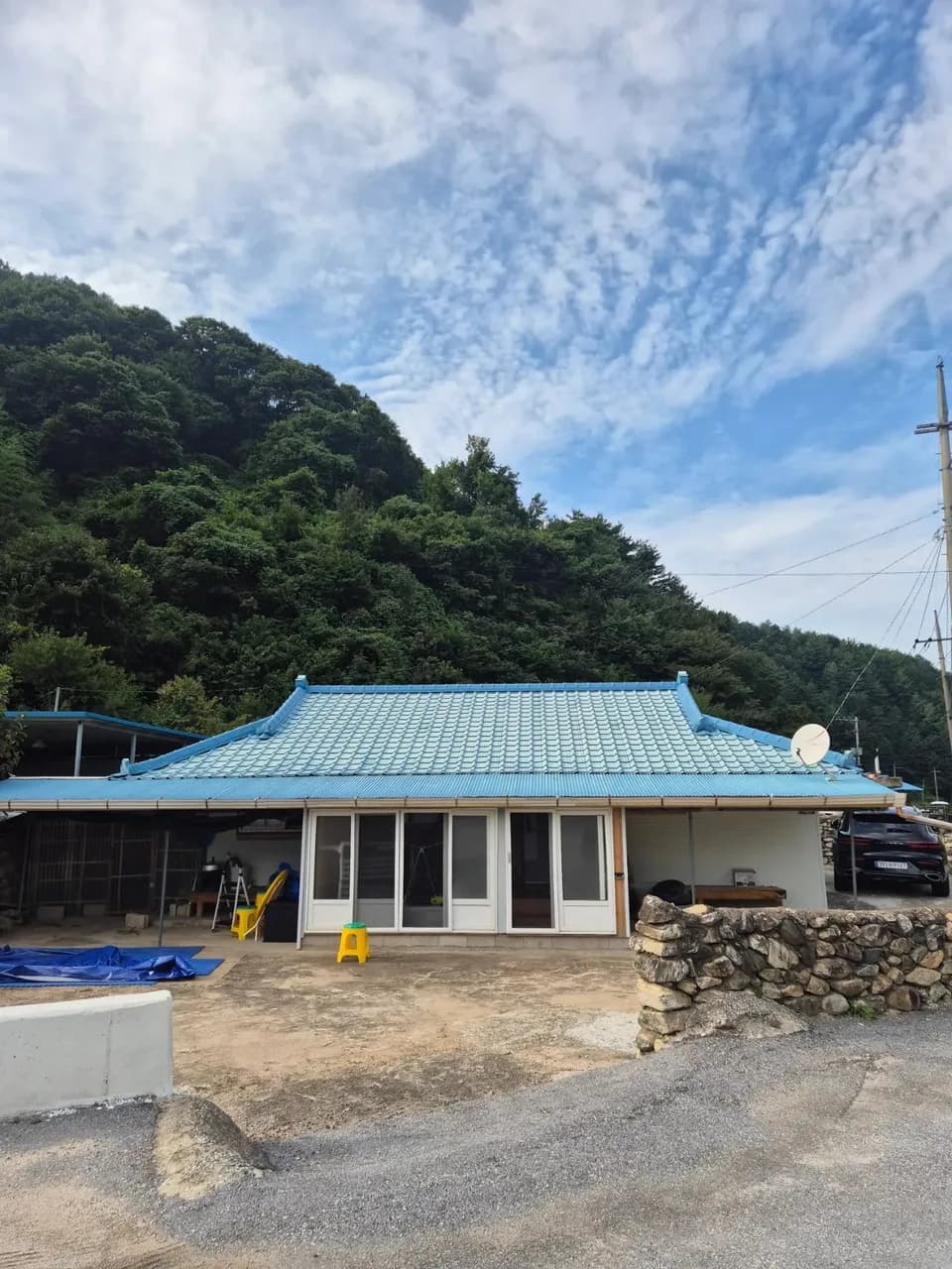 경북 울진 매화면 갈면리 시골집 전경